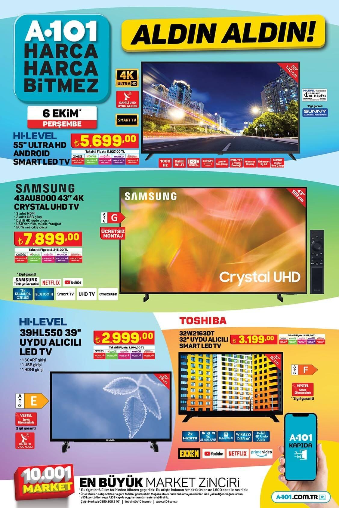 A101 aktüel kataloğunda ucuz fiyatlı çeyiz ürünleri! İşte A101 6 Ekim 2022 fiyat listesi