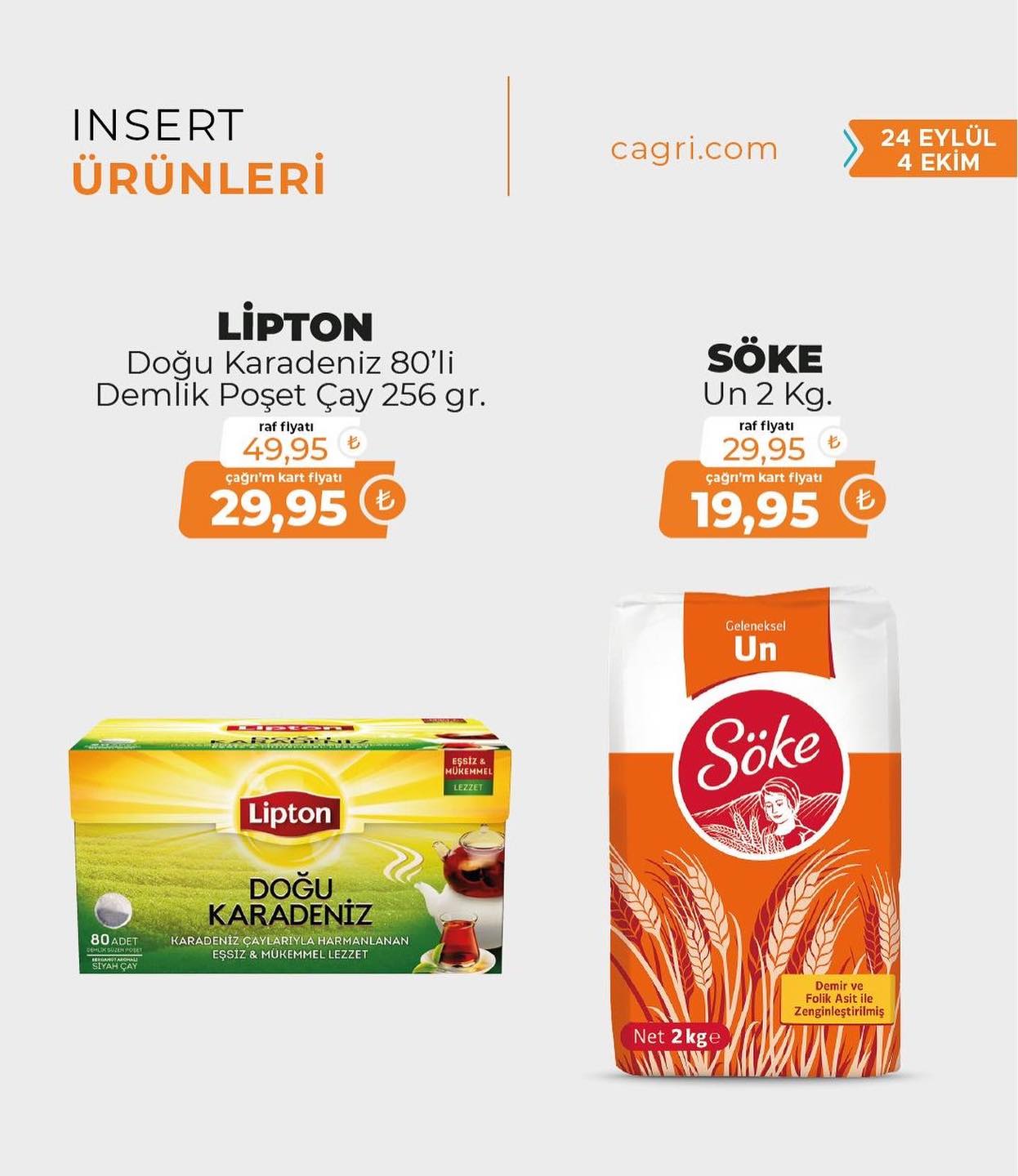 Çağrı Market’te kısa sürecek olan muhteşem indirimler sizi bekliyor! Çağrı Market 1 Ekim 2022 fiyat listesi..