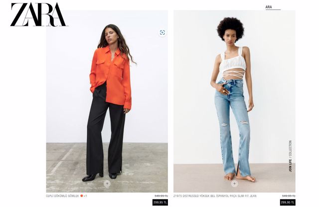 ZARA’da son kalan ürünler: yüzde 55 e varan indirim! ZARA 3 Ekim 2022 fiyat listesi