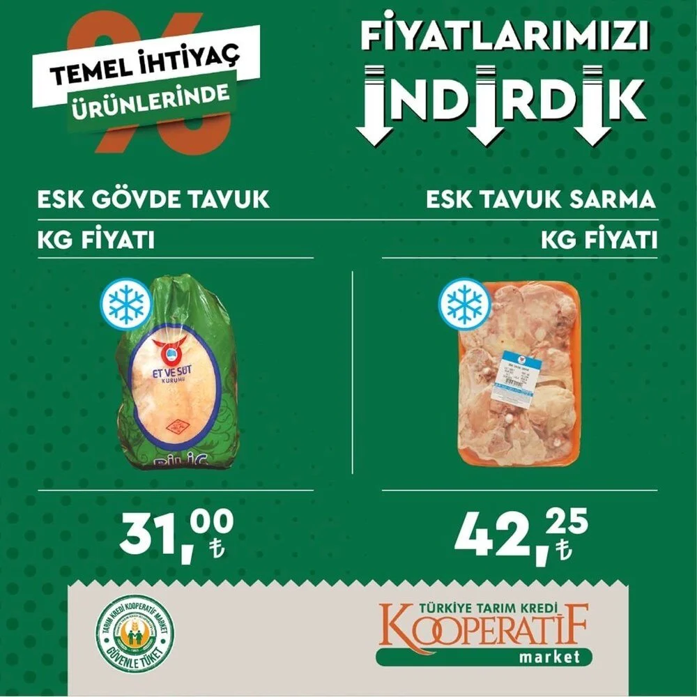Tarım Kredi Market sosyal medyadan indirim listesini duyurdu! Sakın kaçırmayın! 3 Ekim 2022 fiyat listesi