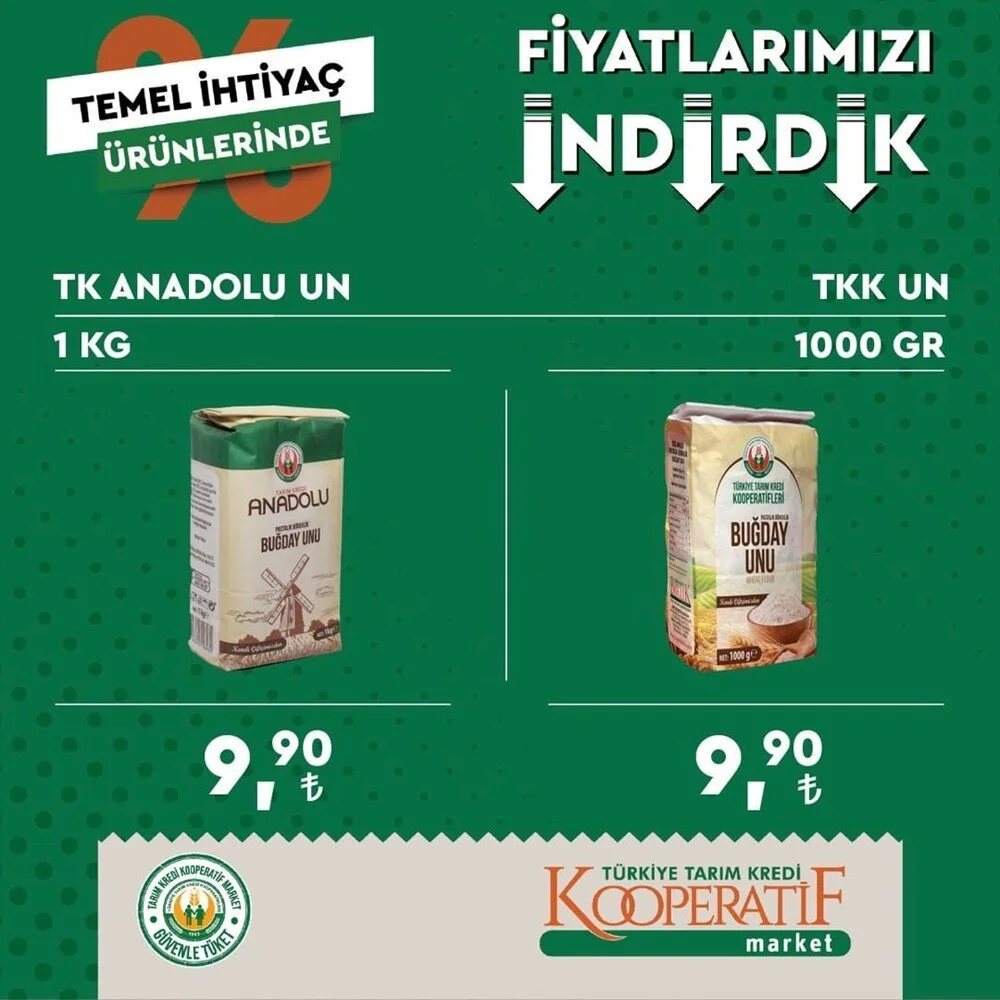 Tarım Kredi Market sosyal medyadan indirim listesini duyurdu! Sakın kaçırmayın! 3 Ekim 2022 fiyat listesi