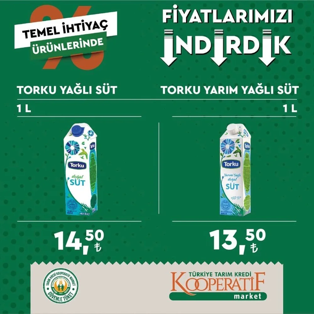 Tarım Kredi Market sosyal medyadan indirim listesini duyurdu! Sakın kaçırmayın! 3 Ekim 2022 fiyat listesi