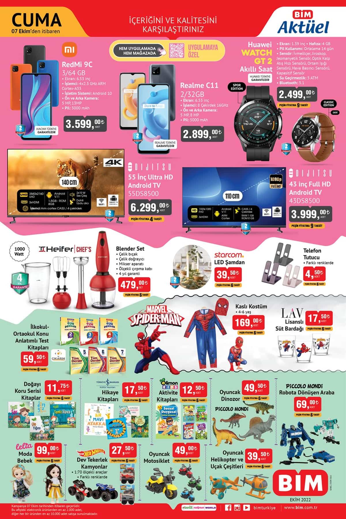 BİM aktüel kataloğunda ucuz fiyatlı çeyiz ürünleri! BİM indirim kataloğu 7 Ekim 2022 fiyat listesi