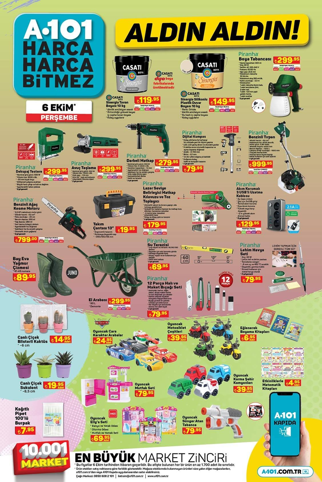 A101 indirimli aktüel kataloğunda Aldın Aldın kampanyası! 3 lü koltukta 8 taksit fırsatı! a101 6 Ekim 2022 fiyat listesi