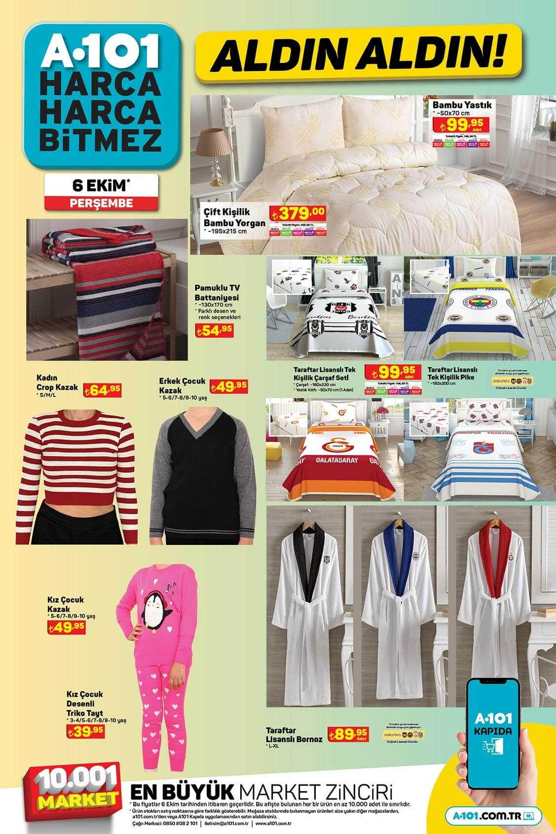 A101 indirimli aktüel kataloğunda Aldın Aldın kampanyası! 3 lü koltukta 8 taksit fırsatı! a101 6 Ekim 2022 fiyat listesi