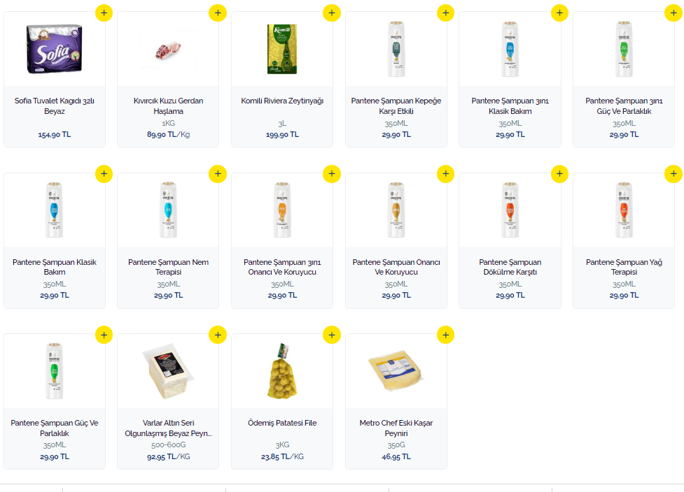 Metro Online Market çılgın kampanyasını duyurdu! 16 üründe dev indirim! İşte 4 Ekim 2022 fiyat listesi