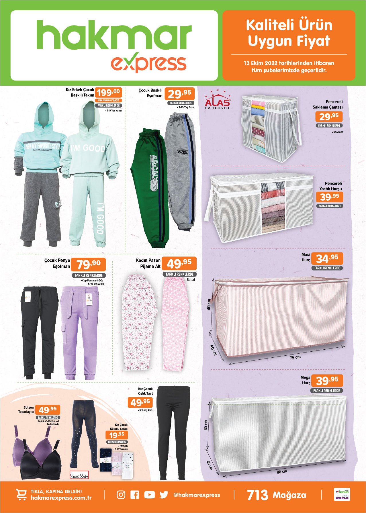 Hakmar Express’te büyük indirim! İşte 13 Ekim 2022 fiyat listesi…