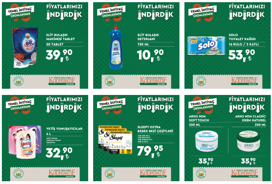 Tarım Kredi aktüel kataloğunda çılgın indirim! 1 kg çay 59 TL! Ayçiçek yağı 5 kg 135 TL! 8 Ekim 2022 fiyat listesi...
