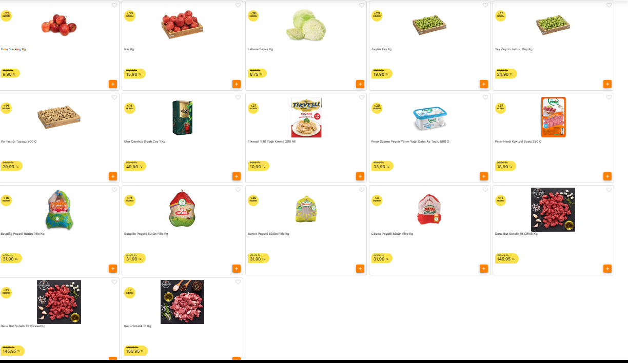 Migros ta kırmızı et, tavuk eti, çay, sebze meyvede yüzde 40 a varan indirim! 8 Ekim 2022 fiyat listesi...