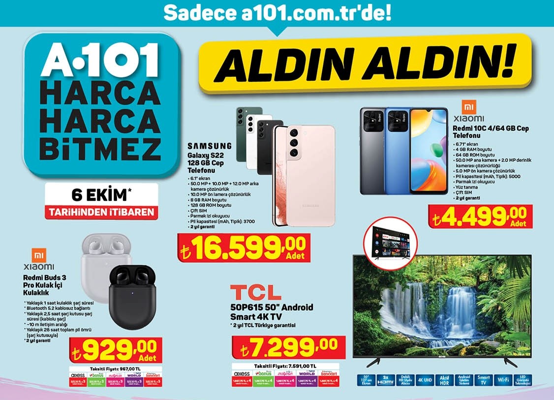 Samsung Galaxy S22 özel fiyatıyla A101’e geliyor!