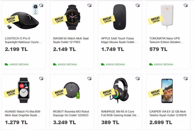 MediaMarkt’tan uygun fiyatlı outlet ürünleri! MediaMarkt 9 Ekim 2022 fiyat listesi