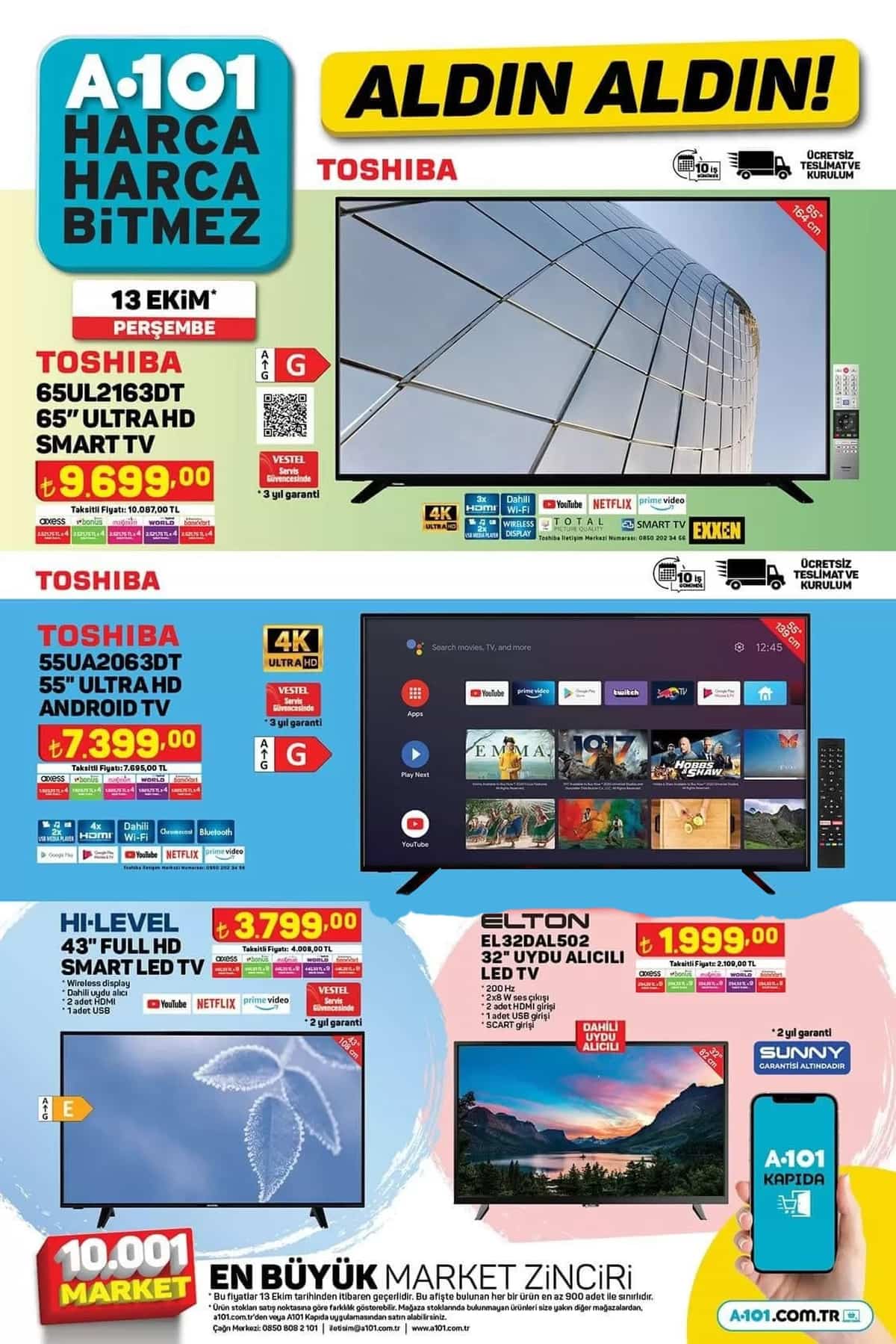 A101 aktüel online kataloğu açıklandı! Bu hafta A101 de neler var? İşte 13 Ekim 2022 fiyat listesi