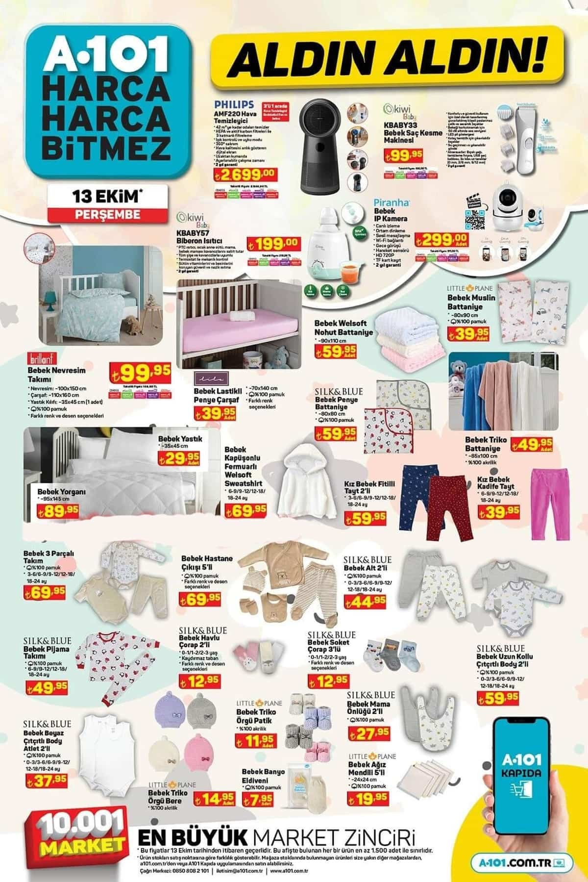 A101 aktüel online kataloğu açıklandı! Bu hafta A101 de neler var? İşte 13 Ekim 2022 fiyat listesi