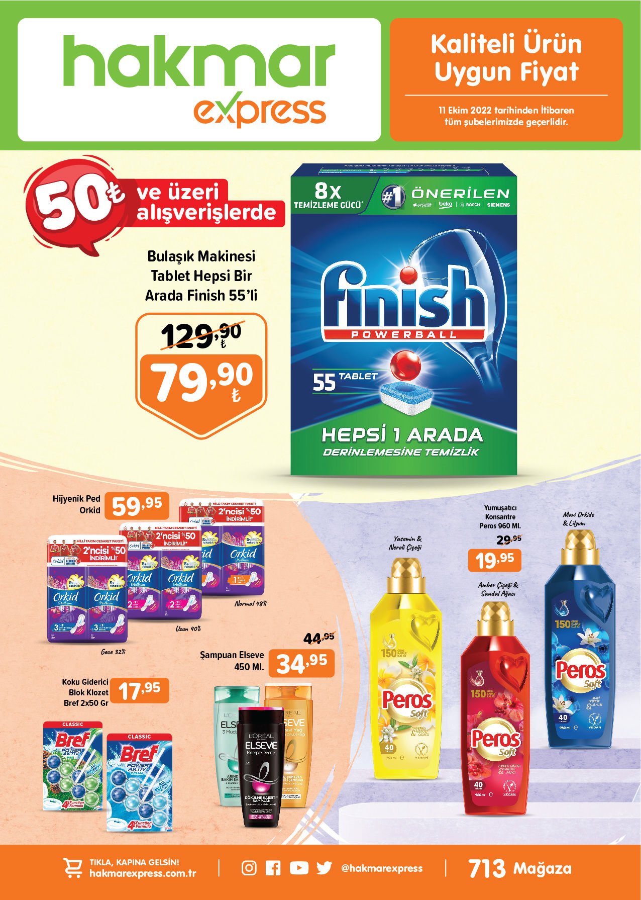 Hakmar da yüzde 39 a varan çılgın indirim! Hakmar aktüel kataloğu 11 Ekim 2022 fiyat listesi