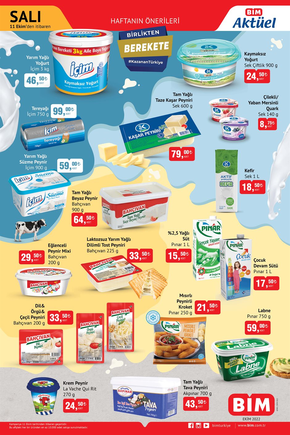 BİM 11 Ekim aktüel ürünler kataloğu yayımlandı mı?