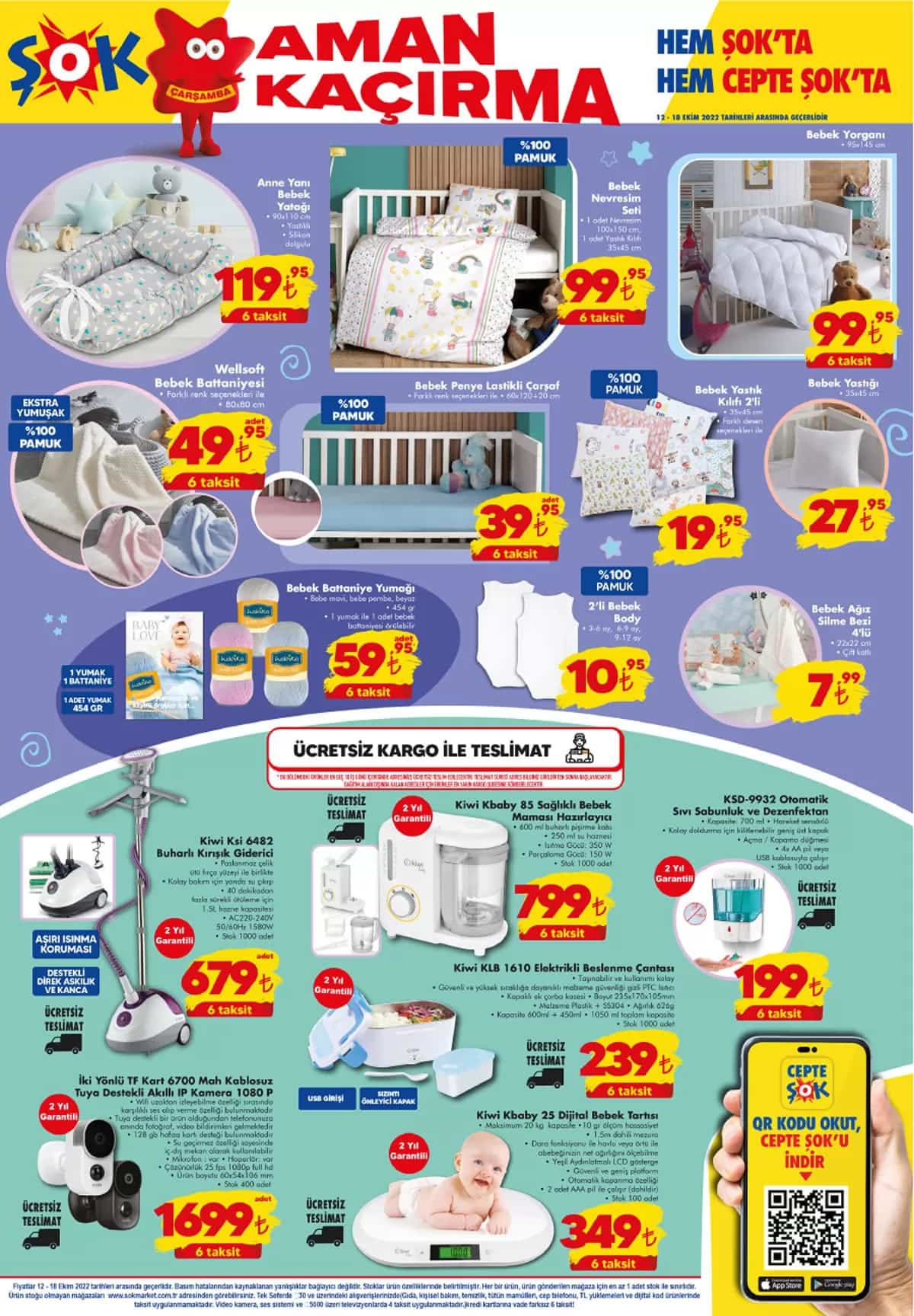 ŞOK Market indirim bombasını patlattı! Yüzde 50 ye varan çılgın indirim! ŞOK kataloğu 12 Ekim 2022 fiyat listesi...