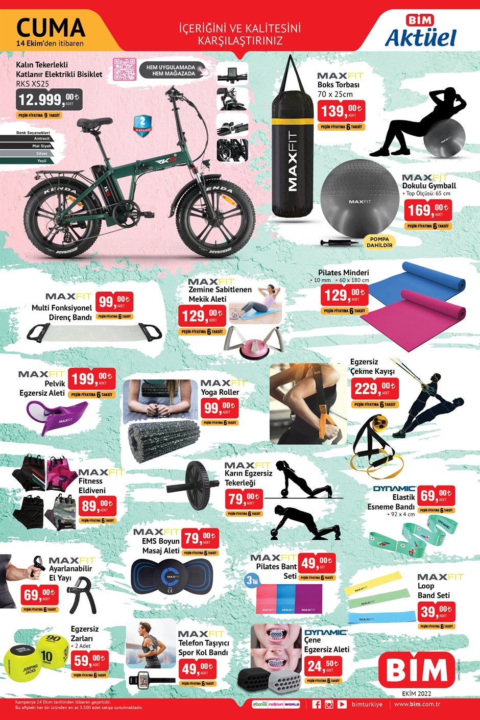 Bim yeni kataloğu yine dopdolu! Bim 14 Ekim 2022 fiyat listesi
