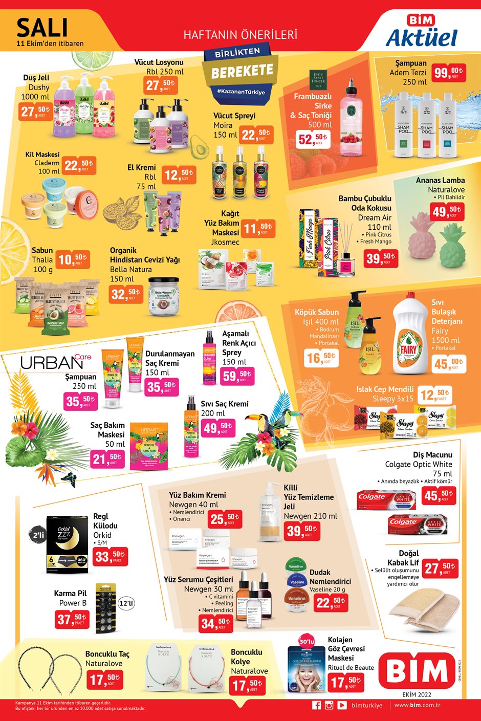 BİM de Newgen serum çeşitleri 34 TL! BİM in indirimli aktüel kataloğu belli oldu! 11 Ekim 2022 fiyat listesi