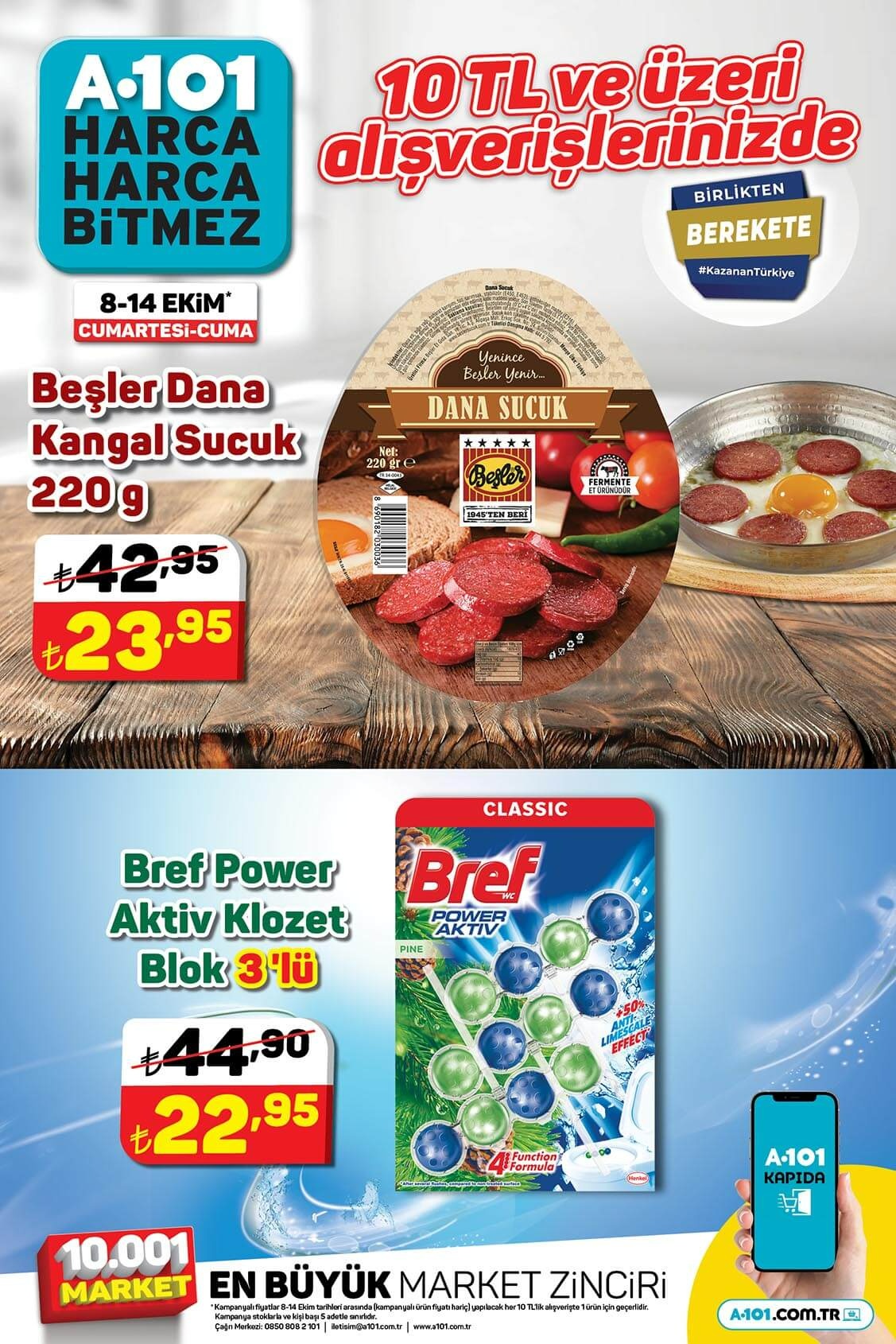 A101 den indirim sesleri fıkır fıkır geldi! A101 aktüel kataloğu 11 Ekim 2022 fiyat listesi...