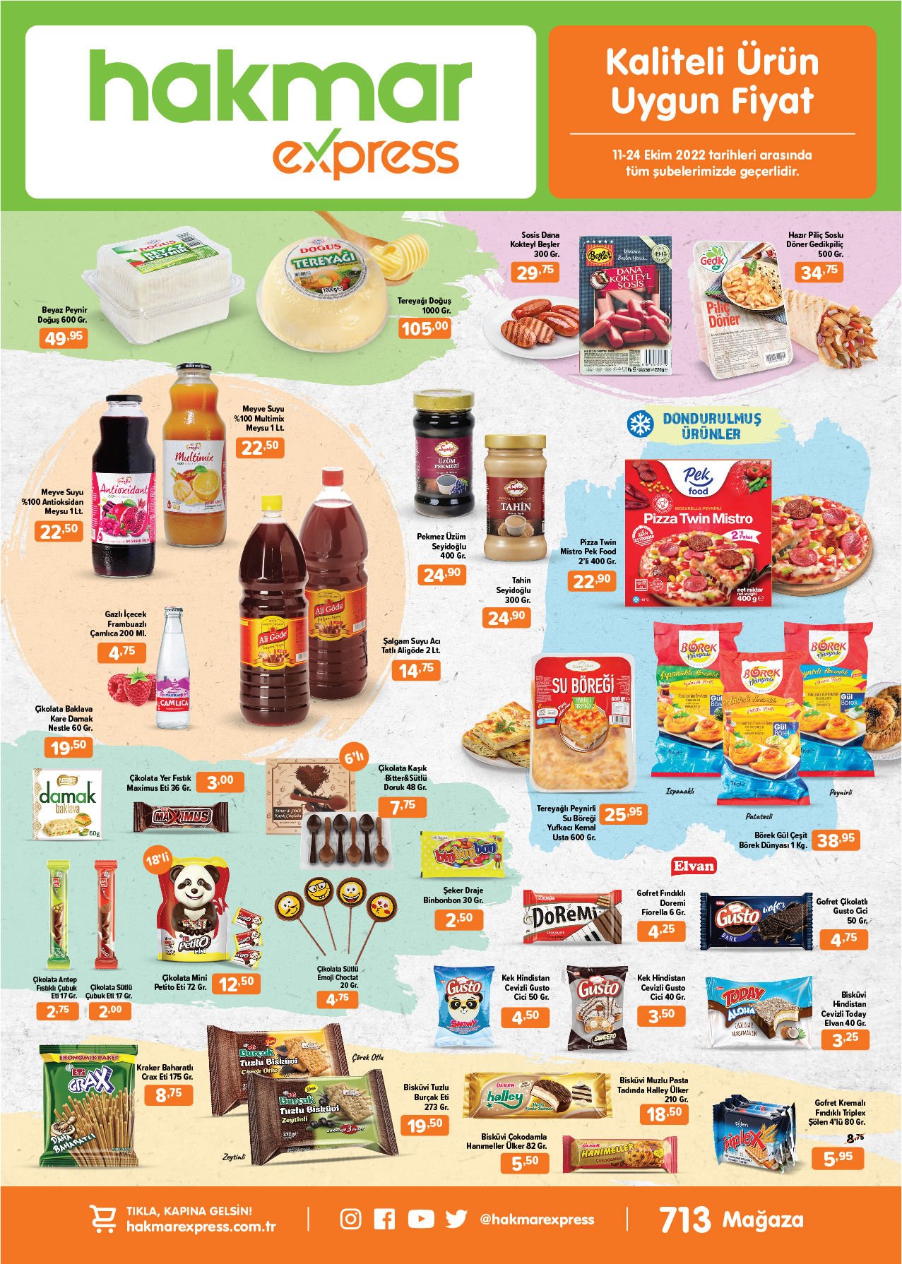 Hakmar da bu hafta neler indirimde? Hakmar aktüel ürünler kataloğu 11 Ekim 2022 fiyat listesi...