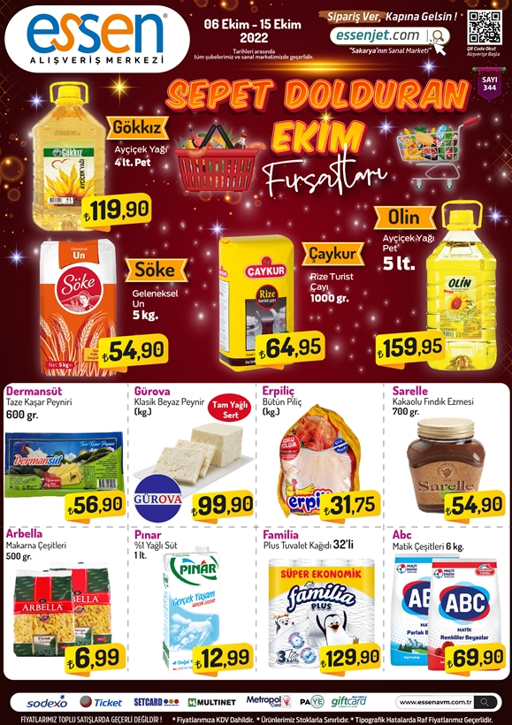 Essenjet ten sepet dolduran kampanya! Ayçiçek yağı, çay ve ette dev indirim! İşte 12 Ekim 2022 fiyat listesi...