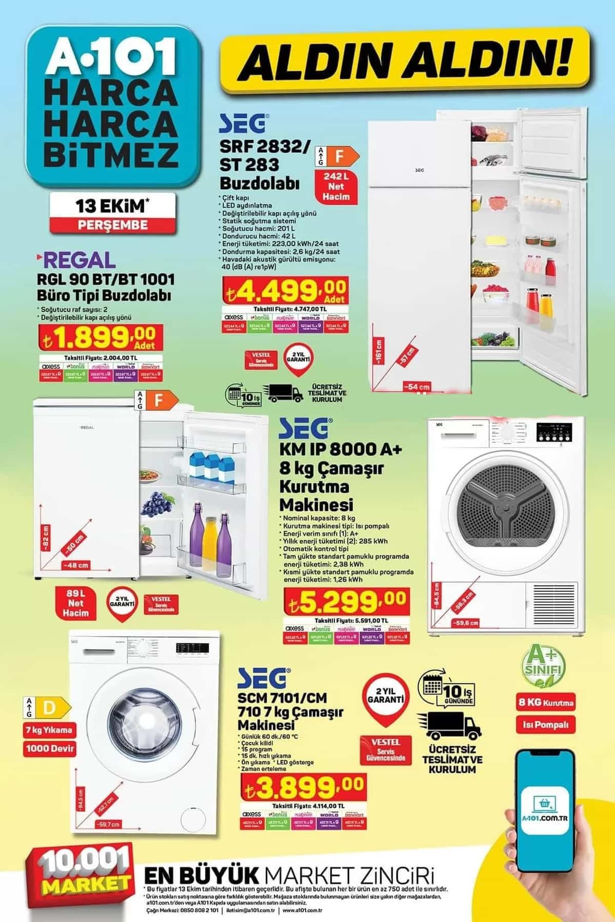 A101 in çılgın ürünleri bugün raflarda! 1 kg çay 59 TL! A101 aktüel kataloğu 13 Ekim 2022 fiyat listesi...