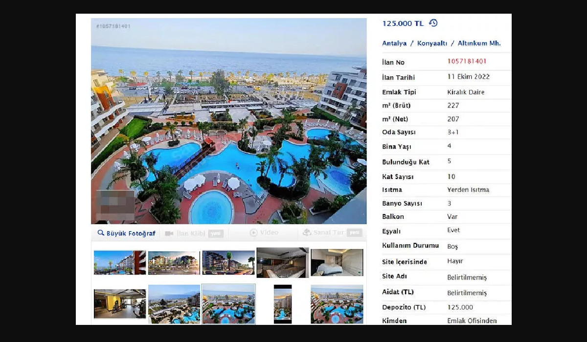 Rus ve Ukraynalılar akın etti! Antalya da kiralar 130 bine çıktı!