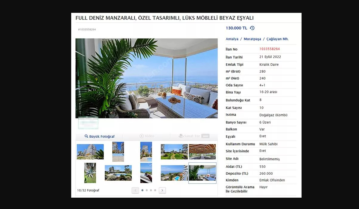 Rus ve Ukraynalılar akın etti! Antalya da kiralar 130 bine çıktı!