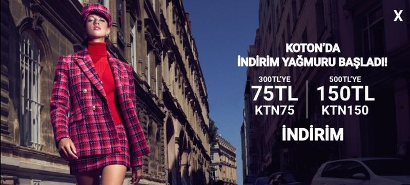 Koton’da 500 TL’ye 150 TL kupon fırsatı! Koton 16 Ekim 2022 fiyat listesi