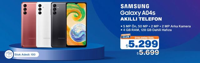 Teknosa Turuncu İndirim: Samsung Galaxy A04S de büyük fırsat! Teknosa 16 Ekim 2022 fiyat listesi