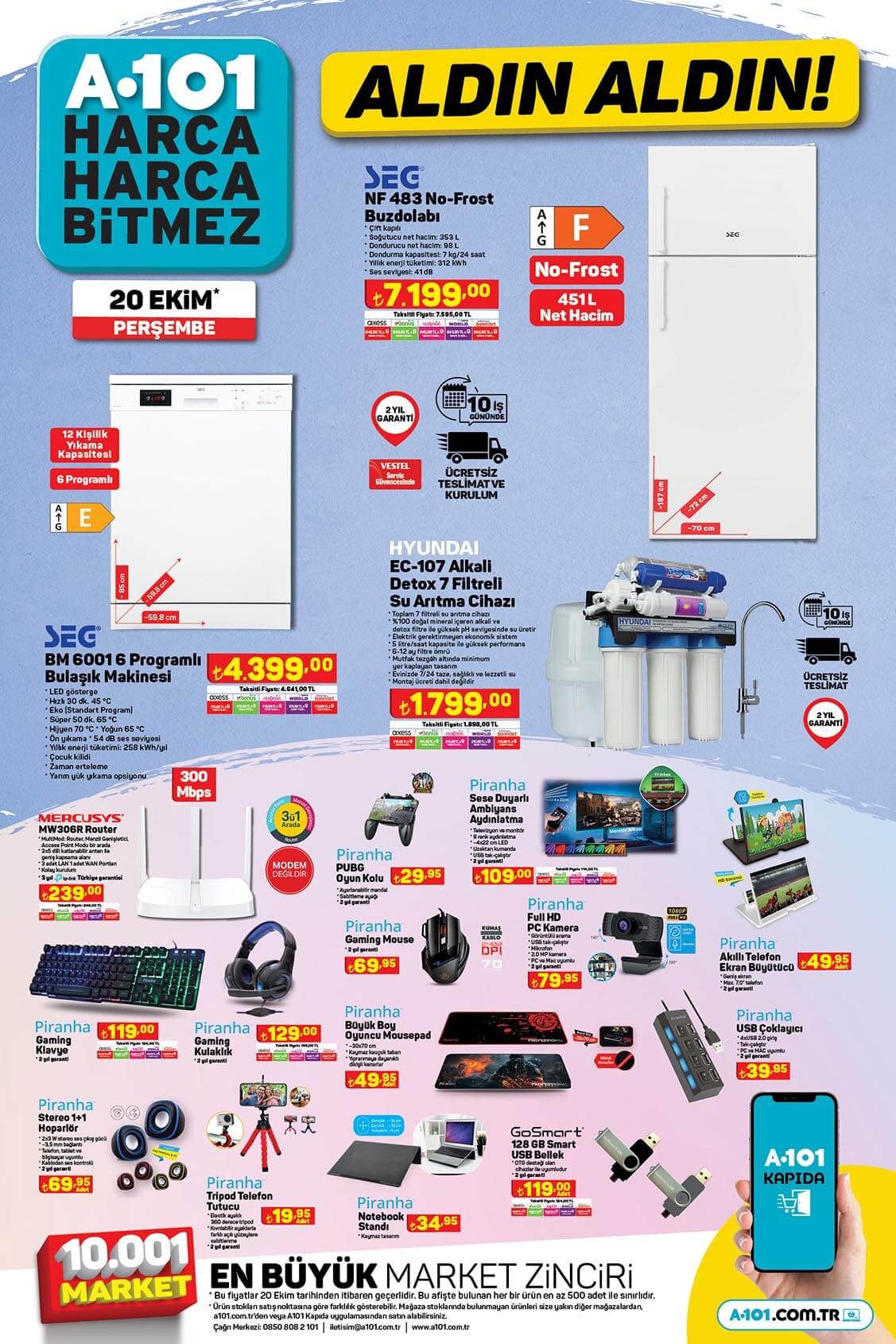 A101 online indirimli aktüel ürünler kataloğu açıklandı! Arzum Shake n sürahi blender 449 TL! 20 Ekim 2022 fiyat listesi