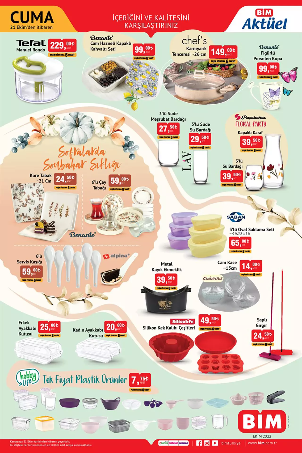 BİM Philips buharlı ütü 1999 TL, Arnica süpürge 1199 TL! BİM aktüellerde 9 taksit fırsatı! 21 Ekim 2022 fiyat listesi