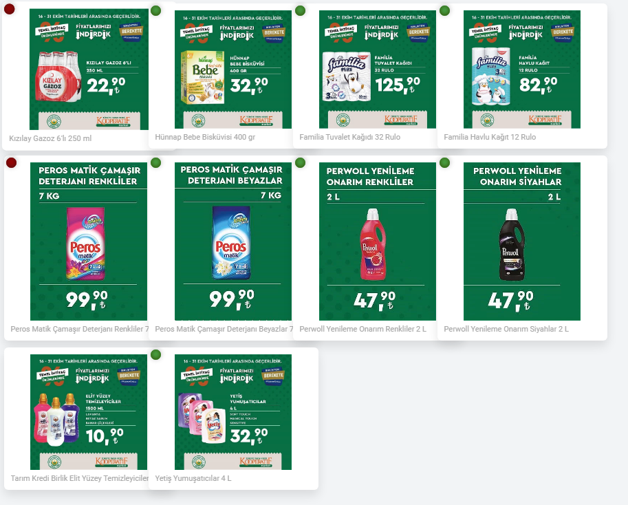 Tarım Kredi yeni indirim listesini yayımladı! Çaykur çay 36 TL, bütün tavuk 31 TL! İşte 18 Ekim 2022 fiyat listesi