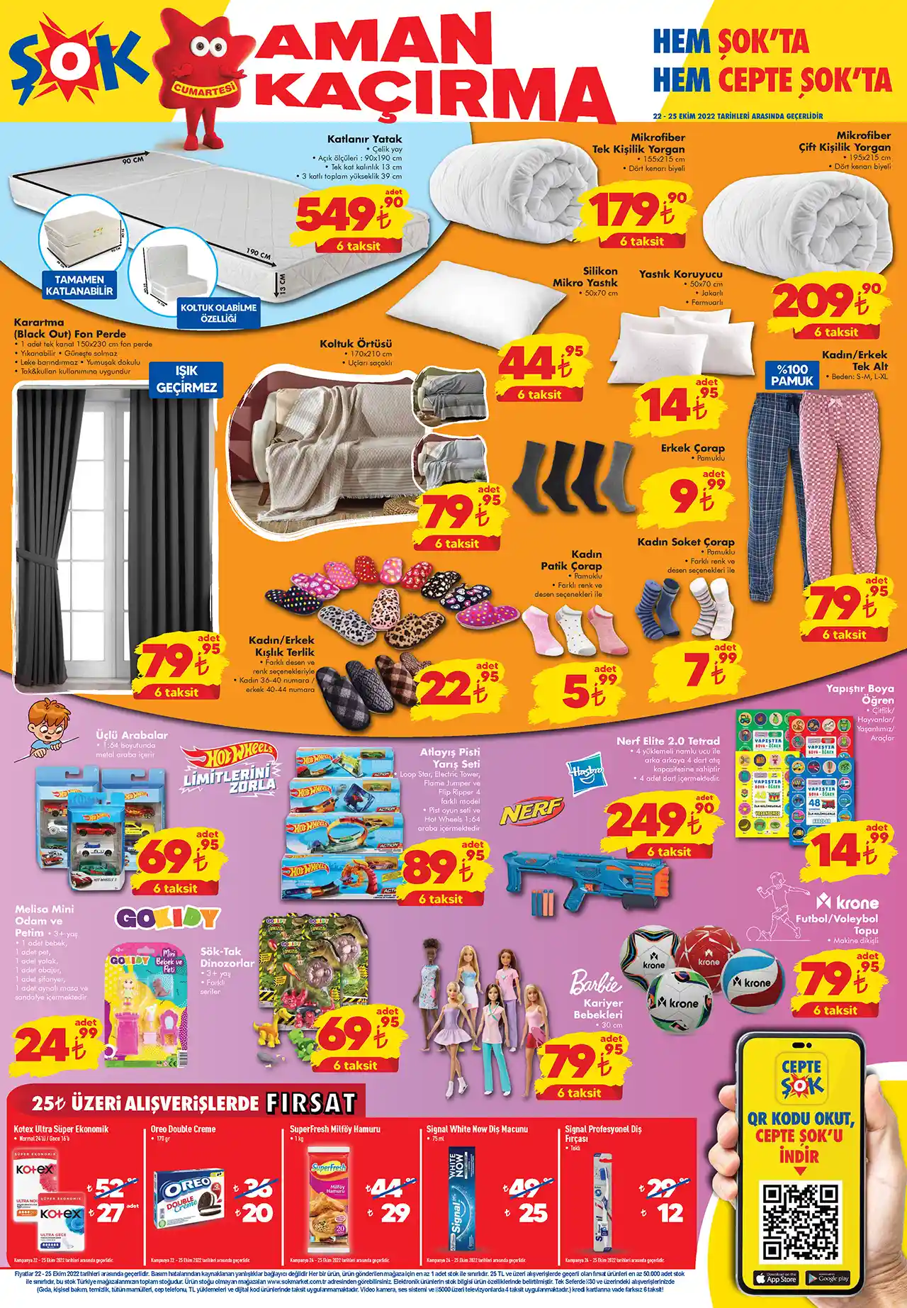 ŞOK Market aktüel kataloğunda mobilyalarda 6 taksit imkanı! 169 TL den başlayan fiyatlarla! 22 Ekim 2022 fiyat listesi