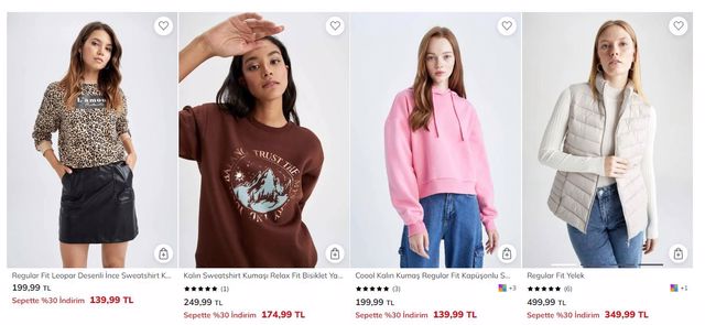 DeFacto’da büyük Ekim fırsatları: net yüzde 30 indirim! Defacto 23 Ekim 2022 fiyat listesi