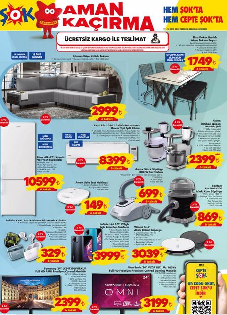 O marka telefon Şok’ta sadece 3.999 TL! Şok market 23 Ekim 2022 fiyat listesi