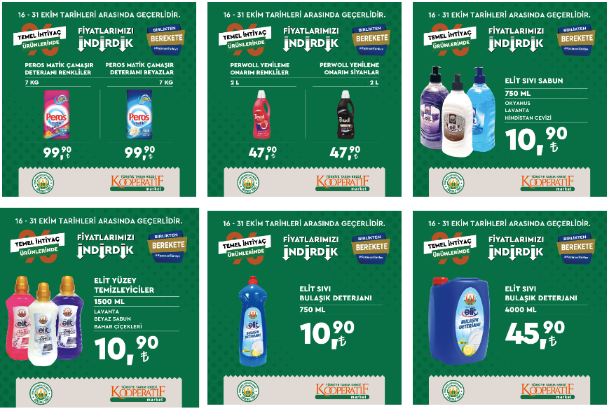 Tarım Kredi de indirim şakır şakır! Çay, nohut, et, pirinç, peynirde dip fiyatlar! İşte 27 Ekim 2022 fiyat listesi