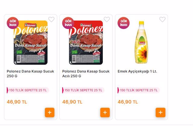 Sıvı yağdan sucuğa tek fiyat: 25 TL! Bu fırsat kaçmaz!! Migros 29 Ekim 2022 fiyat listesi..