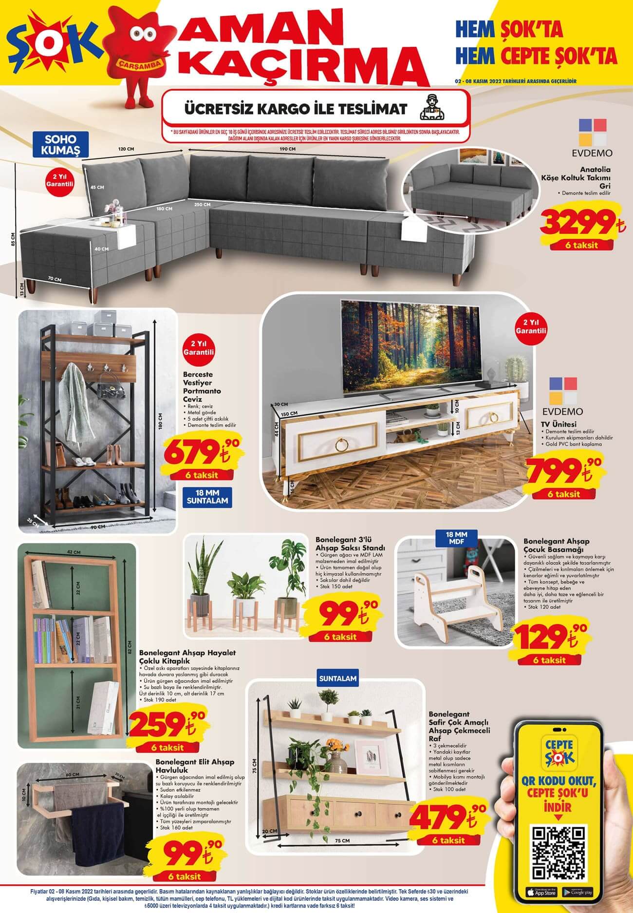 ŞOK Markette yüzde 50 ye varan indirim 6 taksit fırsatı! Poşet çay 9 TL, Sucuk 34 TL! 2 Kasım 2022 fiyat listesi...