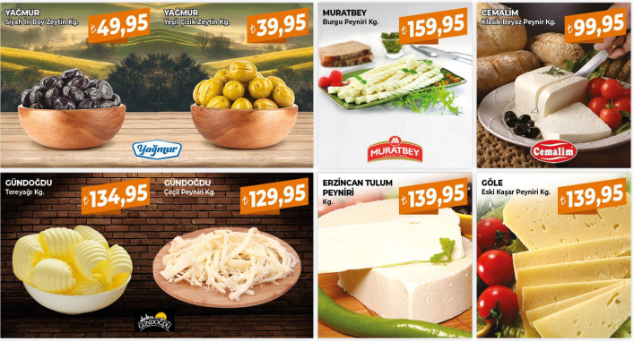 Son dakika… Sıvıyağ ve peynir çeşitlerinde görülmemiş indirim! 1 Kasım 2022 fiyat listesi