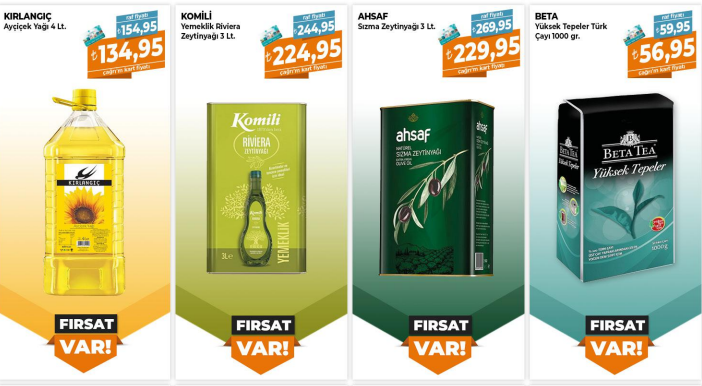 Son dakika… Sıvıyağ ve peynir çeşitlerinde görülmemiş indirim! 1 Kasım 2022 fiyat listesi