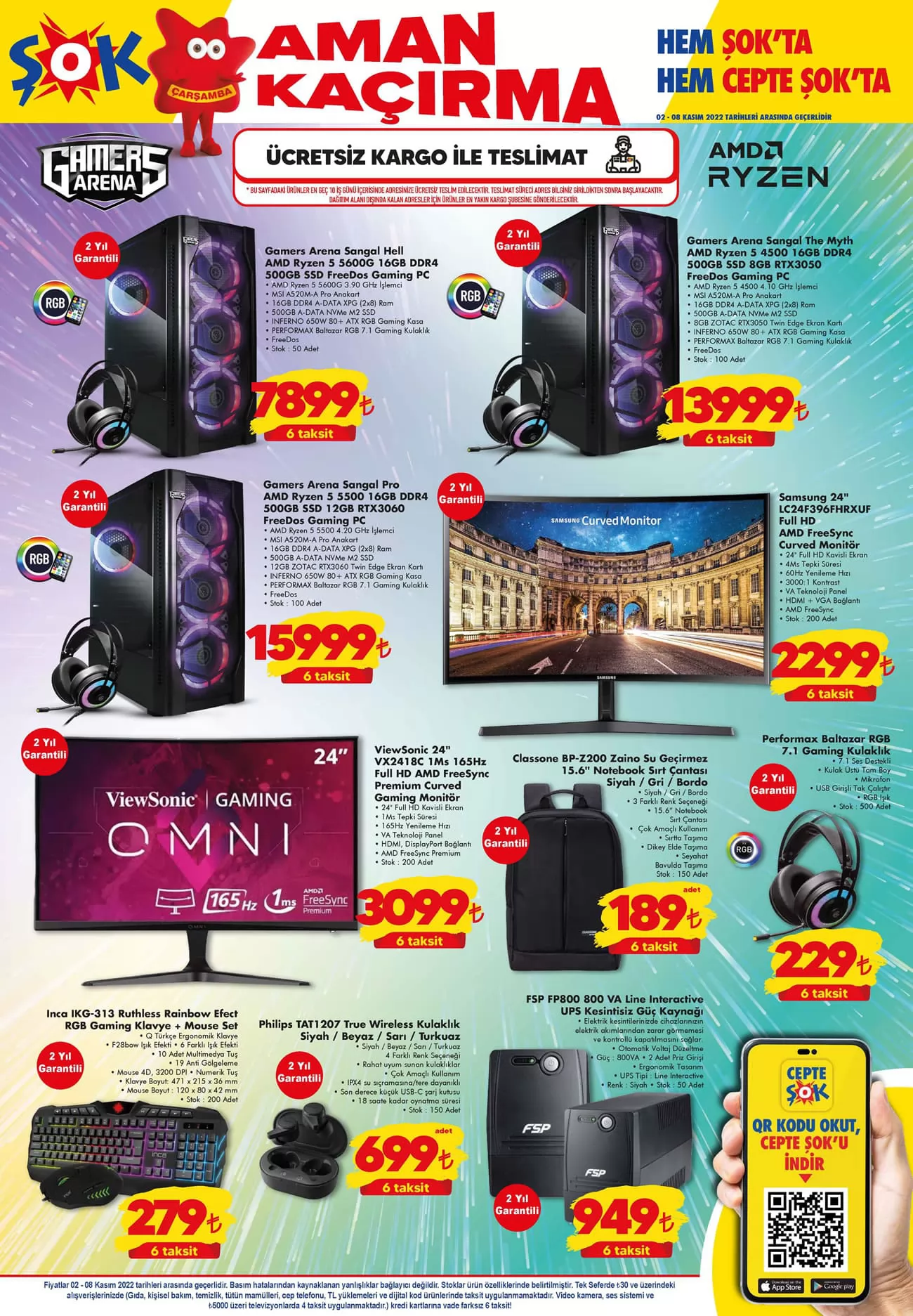 ŞOK Markette uygun fiyatlı çeyiz ürünlerinde 6 taksit fırsatı! Sakın kaçırmayın! ŞOK 2 Kasım 2022 fiyat listesi...