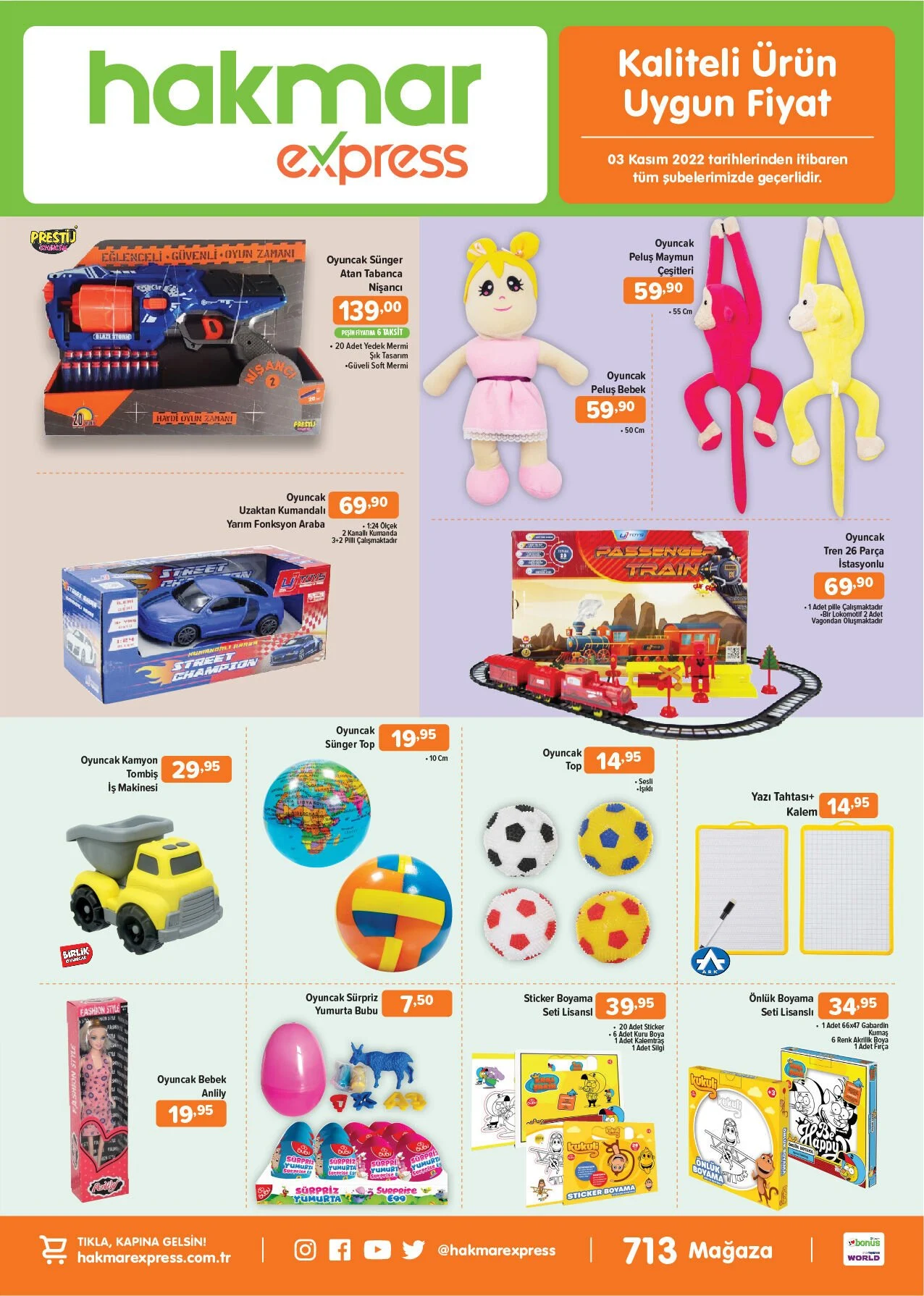 Hakmar Express te Hırka 149 TL, yelek 169 TL, Mont 199 TL! İşte Hakmar kataloğu 3 Kasım 2022 fiyat listesi