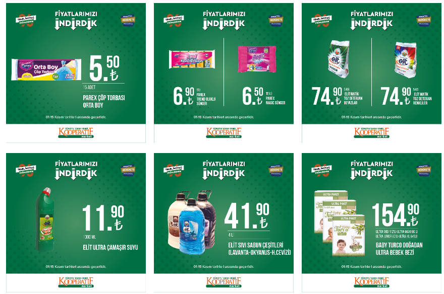 Tarım Kredi online aktüel ürünler kataloğunu yayımladı! Ayçiçek yağı 65 TL, Çay 75 TL! İşte 4 Kasım 2022 fiyat listesi