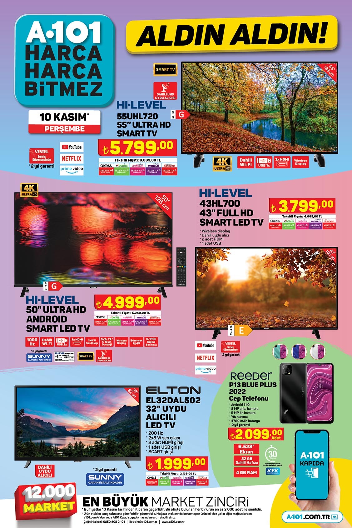 A101 de çılgın indirim! Ayçiçek yağı 35 TL, çay 31 TL, zeytinyağı 38 TL! A101 kataloğu 10 Kasım 2022 fiyat listesi...