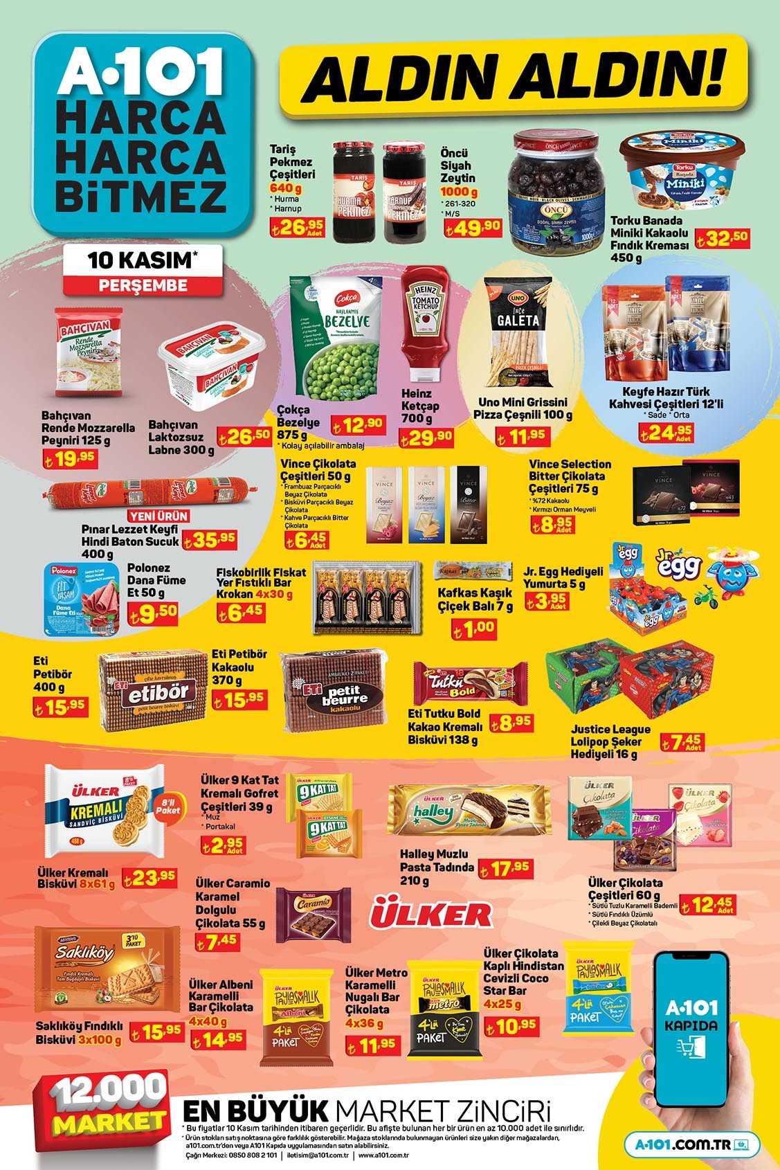 A101 de çılgın indirim! Ayçiçek yağı 35 TL, çay 31 TL, zeytinyağı 38 TL! A101 kataloğu 10 Kasım 2022 fiyat listesi...