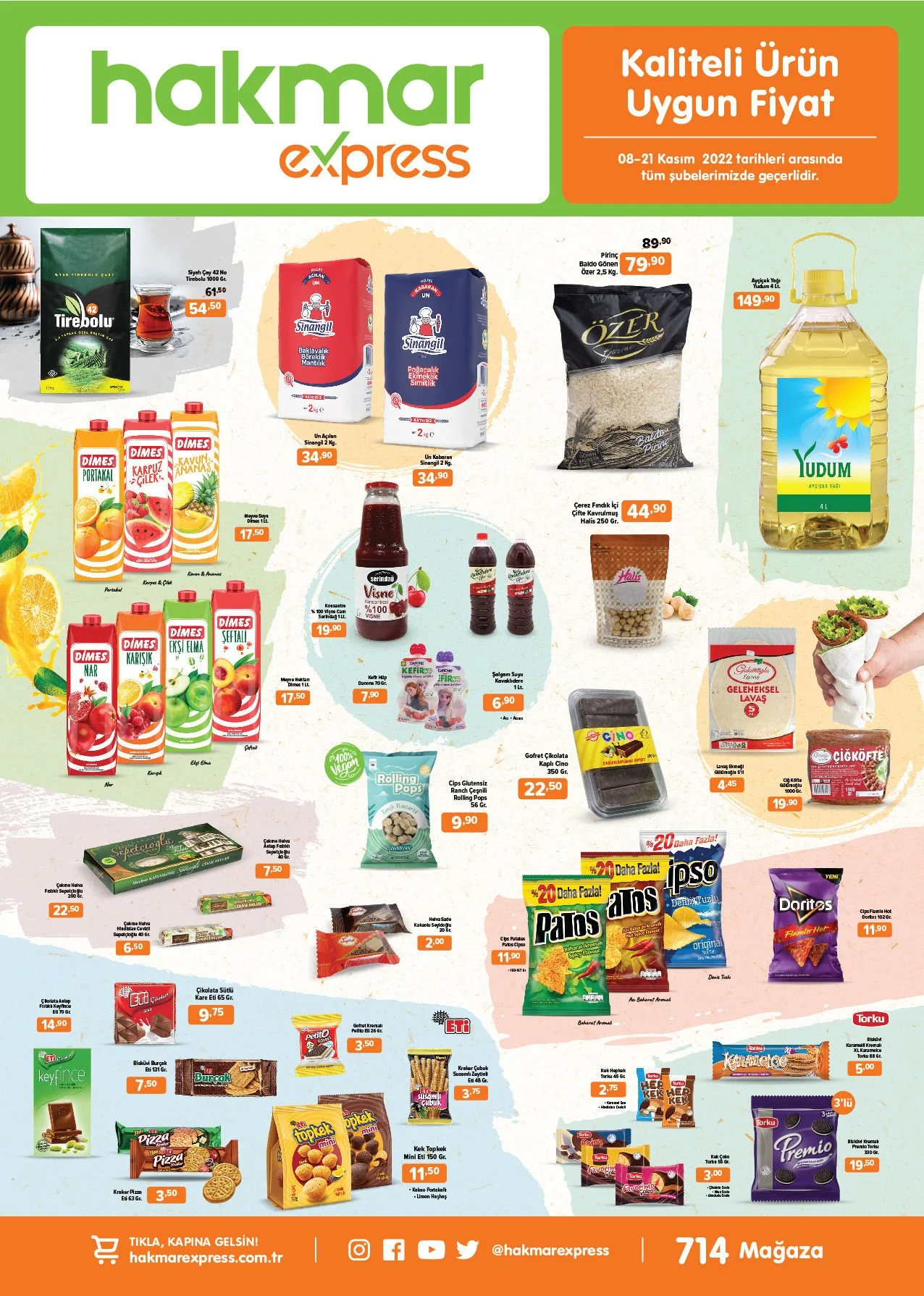 Hakmar Express çılgın indirimli kataloğunu yayımladı! Sakın kaçırmayın! İşte 8 Kasım 2022 fiyat listesi