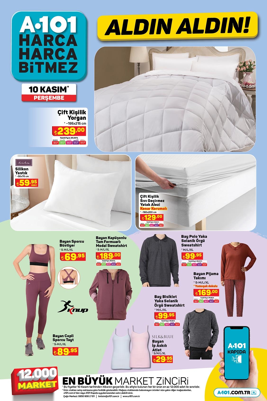 A101 de kondisyon bisikleti 1.999 TL, robot süpürge 4.399 TL, elektrikli bisiklet 8.999 TL! 10 Kasım 2022 fiyat listesi