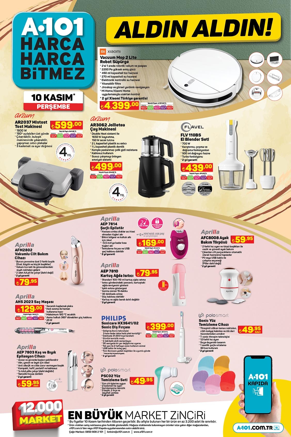 A101 de yüzde 40 a varan dev indirim! Ayçiçek yağı 35 TL, çay 31 TL, zeytinyağı 38 TL! 10 Kasım 2022 fiyat listesi...