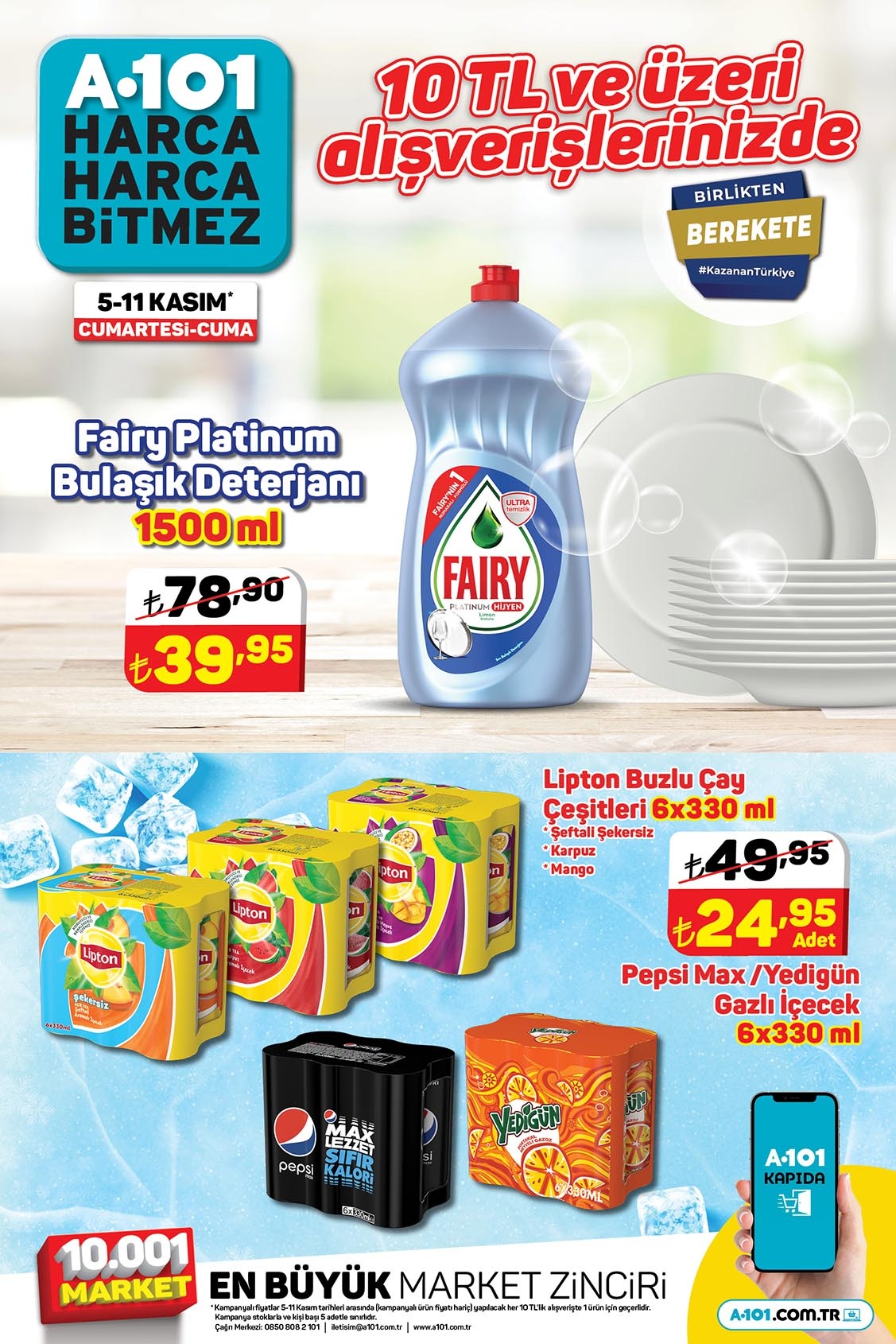 A101 de dev indirim başladı! 1 kg çay 54 TL, Ariel toz deterjan 169 TL! İşte 10 Kasım 2022 fiyat listesi